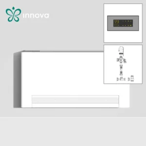 Innova, конвектор за подов монтаж RS 400B + термостат за вгр. SmartTouch+ трипътен вентил (*)