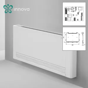 Innova, конвектор за подов монтаж SL 600B + платка за вграждане + компл. кондензна тава 600