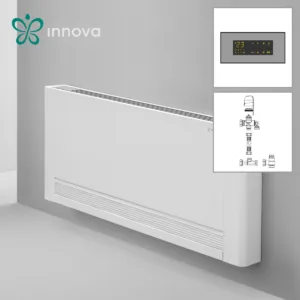 Innova, конвектор за подов монтаж SL 200B + термостат SmartTouch, 4 скорости + трипътен вентил