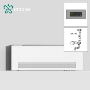 Innova, конвектор за подов монтаж SLS 1000C+ термостат SmartTouch, 4 скорости + трипътен вентил