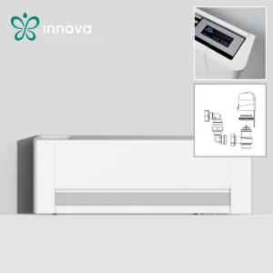 Innova, конвектор за подов монтаж SLS 800C + управление за вграждане + вентил, десен