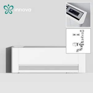 Innova, конвектор за подов монтаж SLS 1000C+ управление за вграждане + трипътен вентил