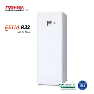 Toshiba, външно и вътрешно тяло термопомпа  Estia All In One R32 - 11,9kW - 1 зона