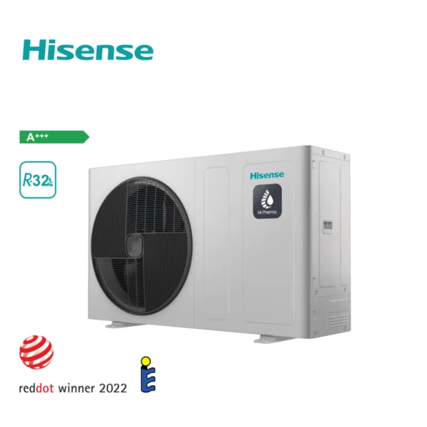 Hisense, термопомпа Hi-Therma Monobloc R32 - 14.5kW/10.0kW от./охл. 400V @А