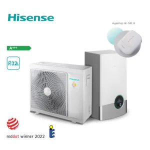 Hisense, термопомпа Hi-Therma R32 - 18.0kW/13.0kW от./охл. 230V + Wi-Fi Hi-Mit II APP GW @A
