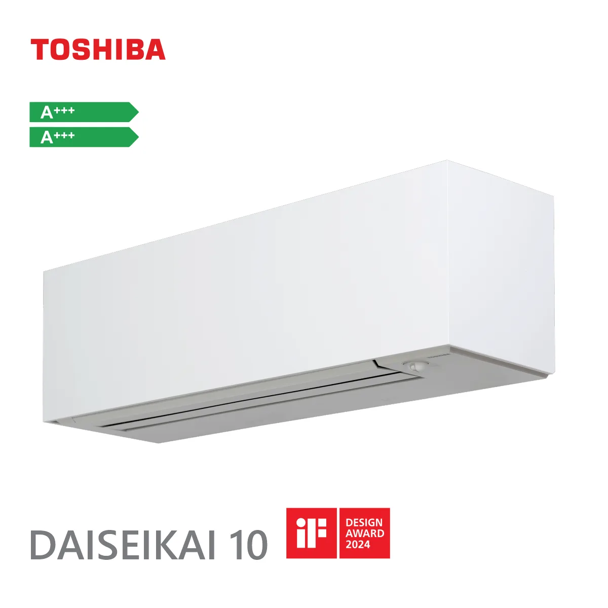 Toshiba, инверторен климатик Daiseikai 10 White 18000 BTU Wi Fi (*)